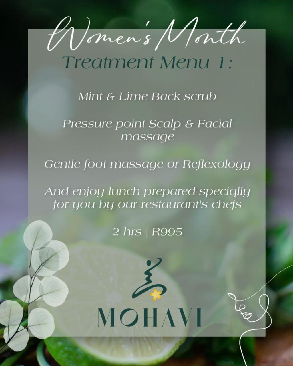 Mohavi Spa - Women's Month Promo 1