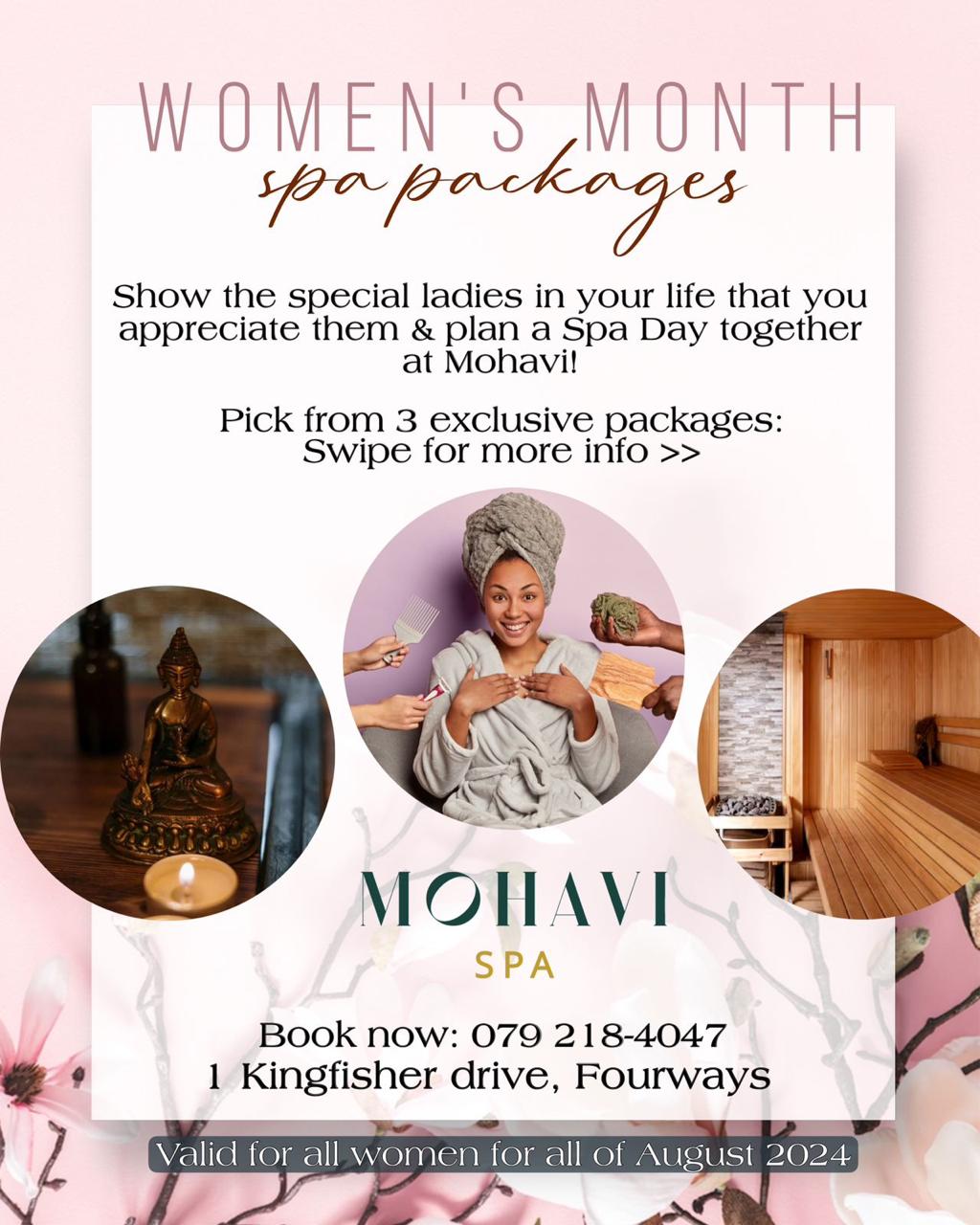 Mohavi Spa - Women's Month Promos